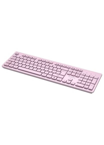 Клавіатура Canyon (CNS-HKBW01P) VAG HKB-W01 Silent Wireless UA Pink (366156617)