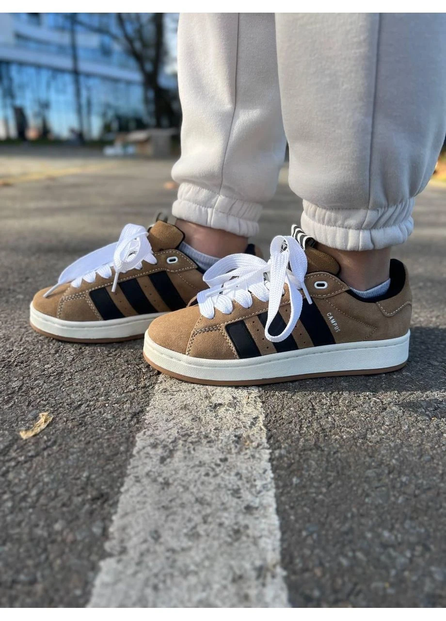 Белые летние кроссовки adidas campus 00s brown white адидас кампус No Brand