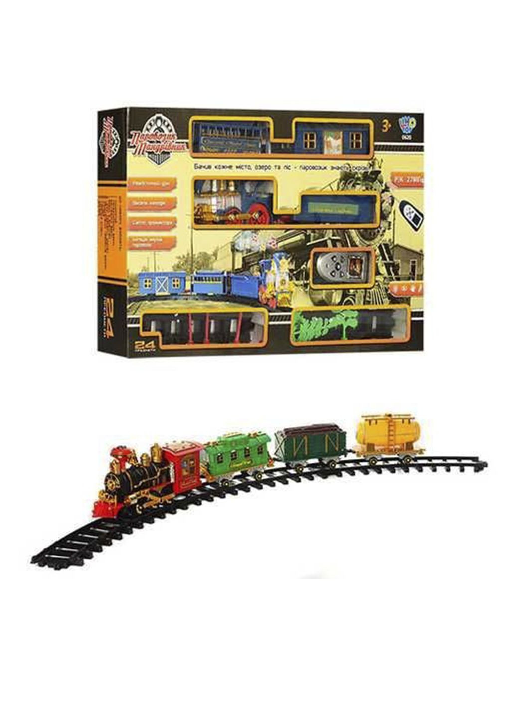 Залізниця "Паровоз" колір різнокольоровий 00-00234328 No Brand (335213083)