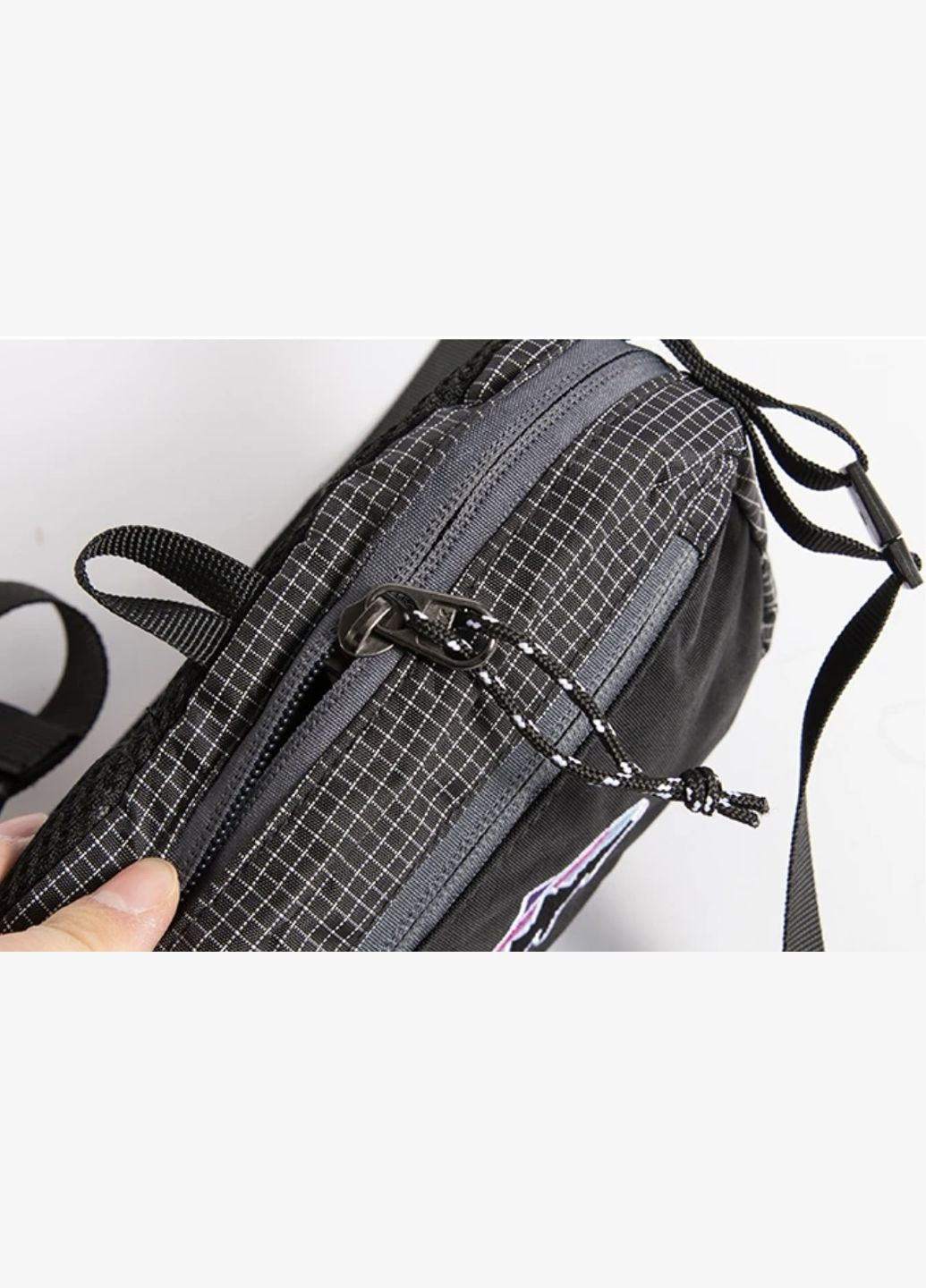 Водонепроницаемая сумка через плечо/на пояс унисекс в черном цвете. Сумка-трансформер 2в1. No Brand Сумка (322640236)