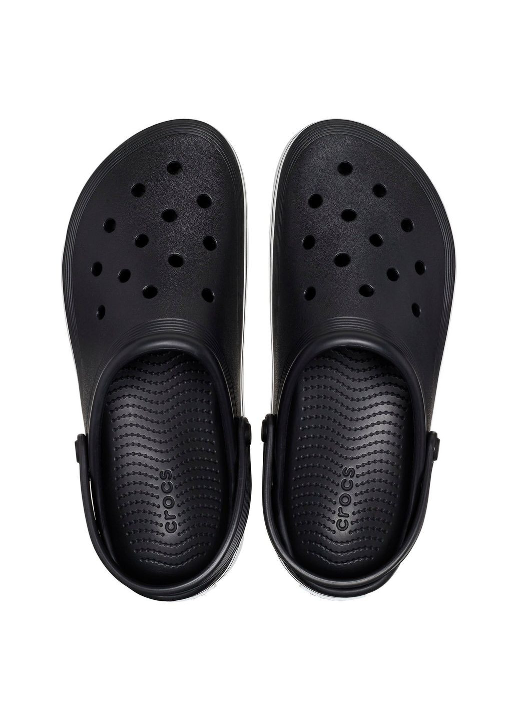 Черные сабо off court clog black 208371-m Crocs