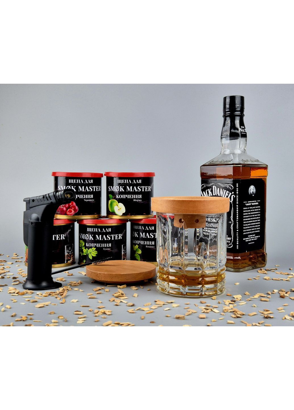 Набор для копчения коктейлей Виски Коптильня для напитков SMOK MASTER No Brand (362497634)
