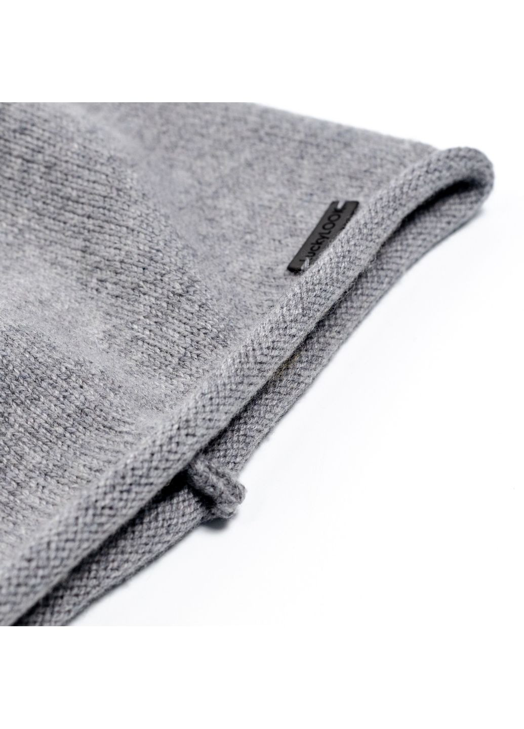 Шапка біні чоловіча вовна сіра АЛІМ 564-459 LuckyLOOK 564-442М (322792653)