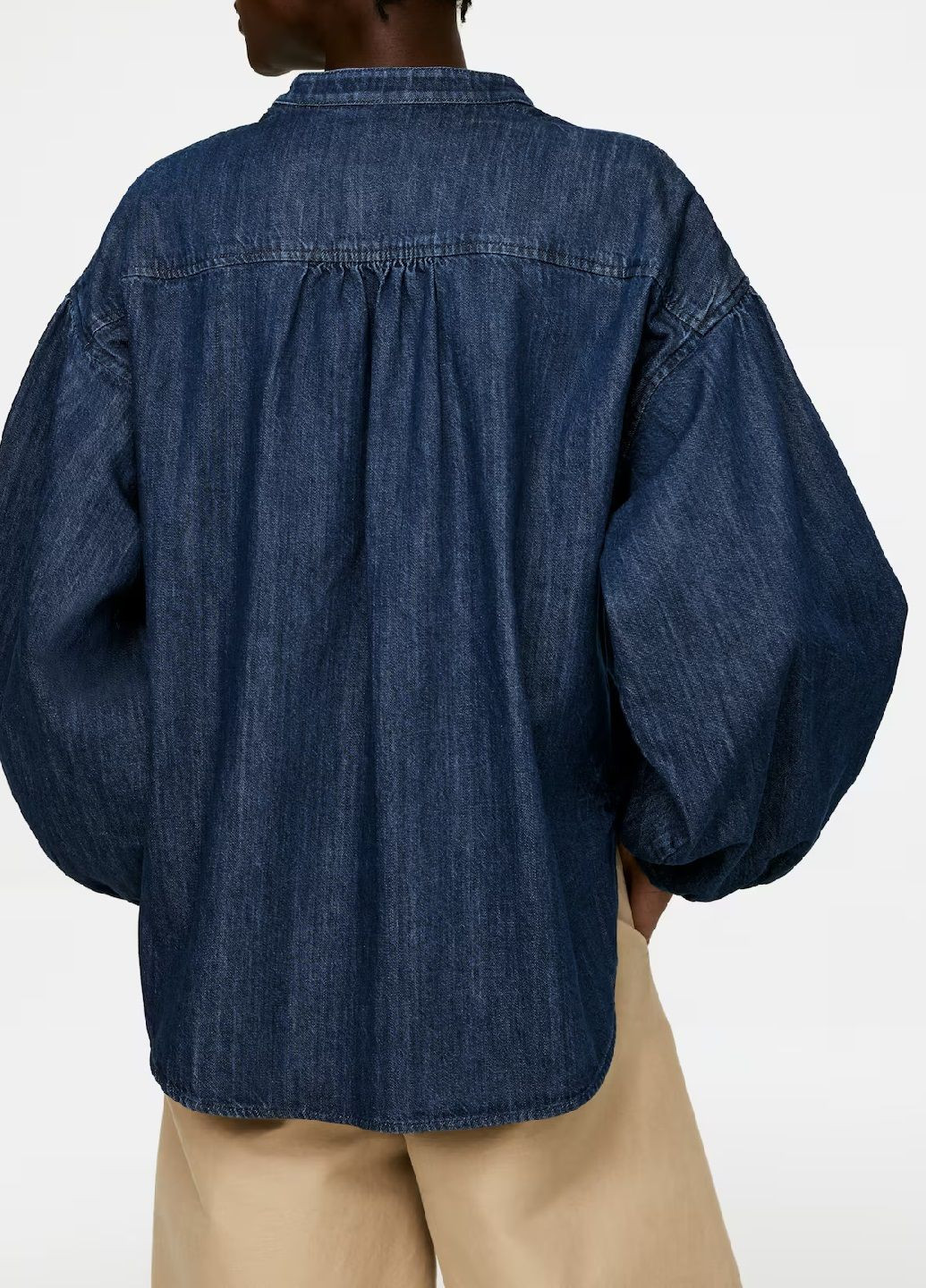 Темно-синя блузка Arket