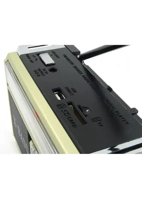 Портативний радіоприймач USB/SD з LED ліхтарем Gold (1756375738) Golon RX-381/2 (335419342)