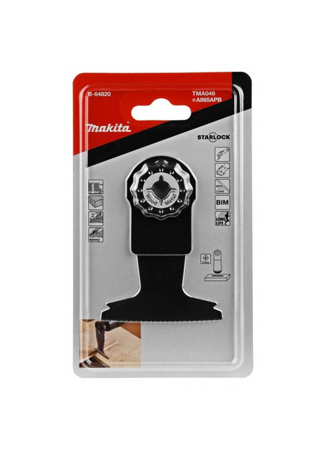 Погружное пильное полотно BiM B-64820 (65х40 мм) по дереву (6764) Makita (295043282)