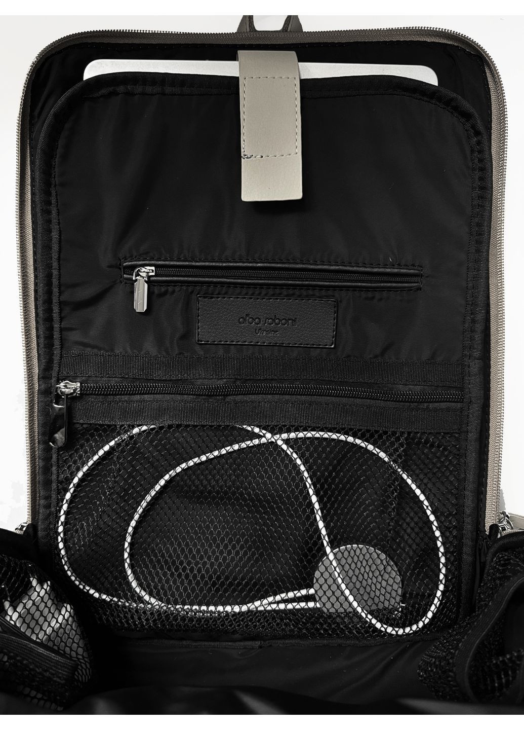 Рюкзак для ноутбука 15,6'' та сумочка N25085 чорно-білий '' Alba Soboni (362558220)
