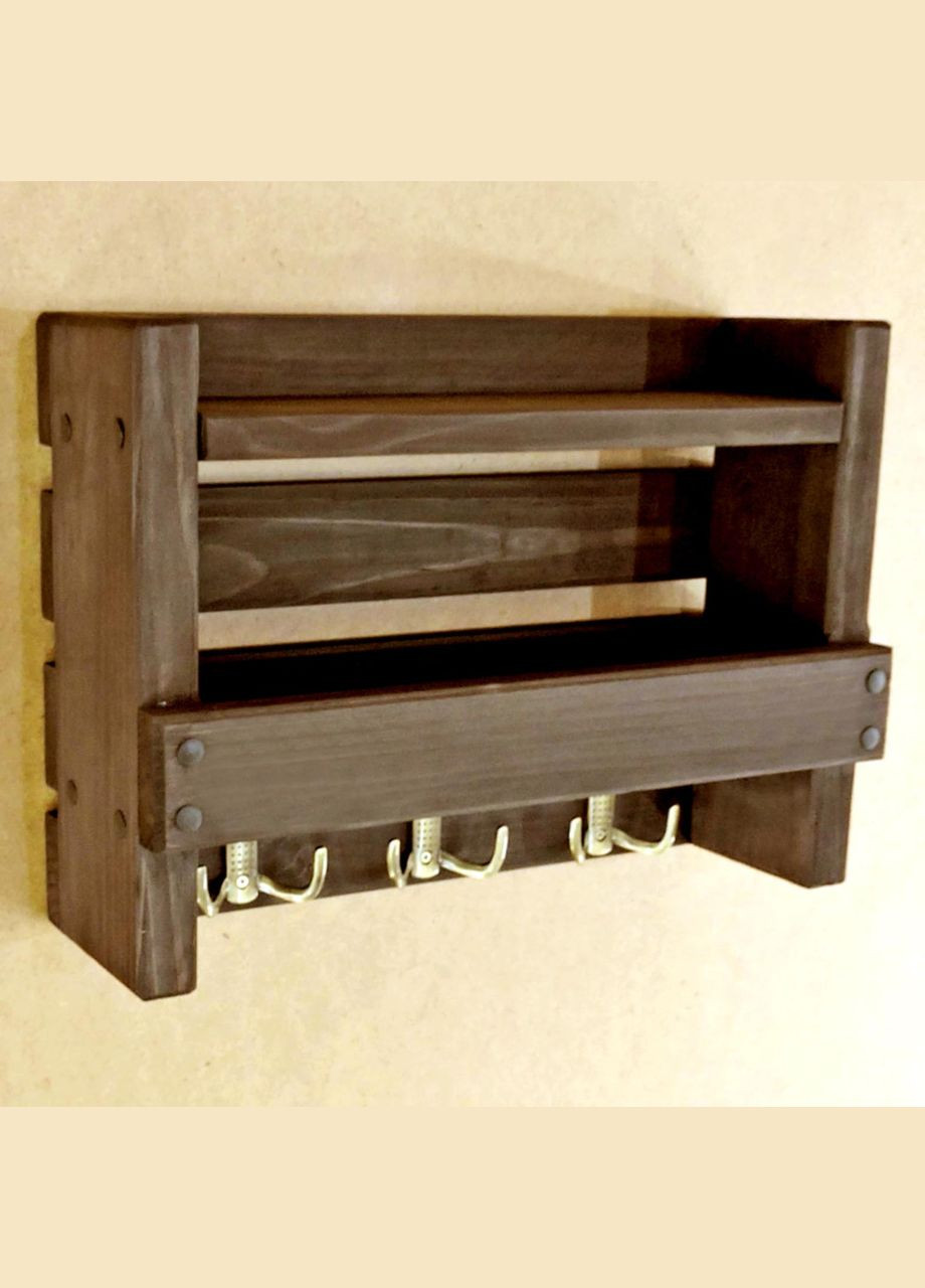 Полиця для ванної з дерева Нюрнберг капучино (ВНП-001209) No Brand (328091132)