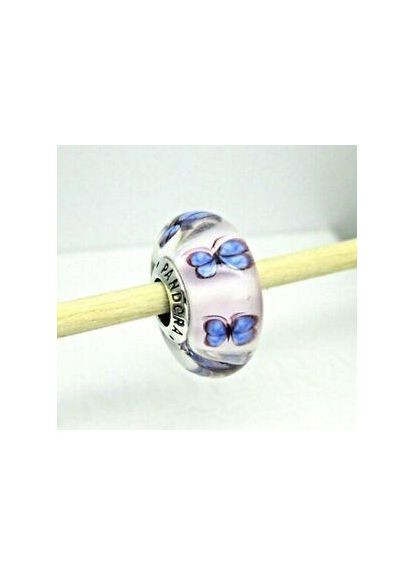 Срібний шарм Пандора "Склянні метелики" 797893 Kabluchka (355345740)