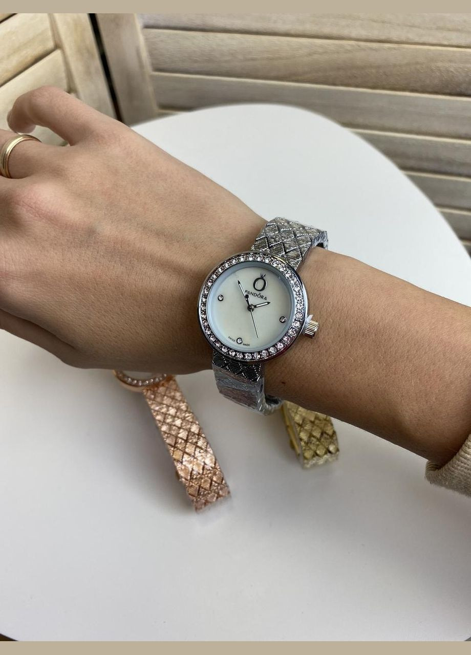Жіночий наручний годинник стиль Пандора, стильний і модний годинник Pandora Срібло No Brand (334730188)