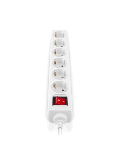 Мережевий фільтр живлення (EL122300035) Real-El RS-6 Protect M 5m, white (268147288)