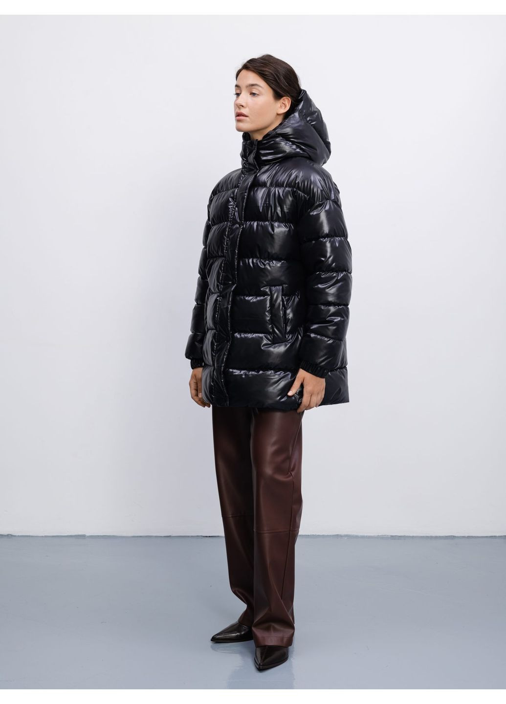 Комбінована демісезонна куртка 0800212411al чорний Alvo