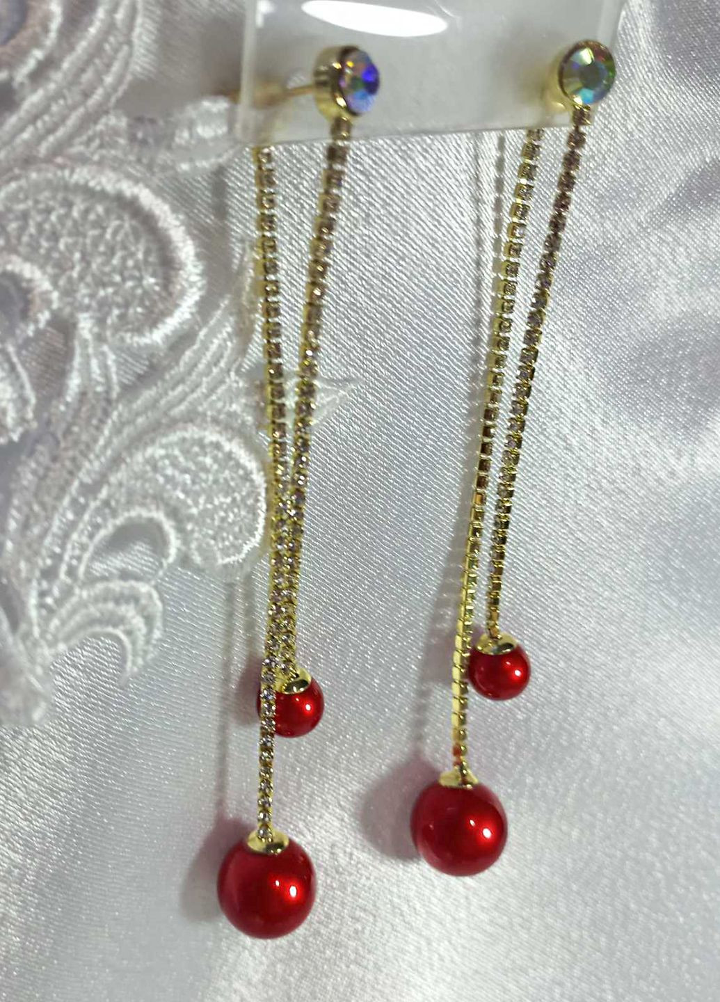 Серьги длинные "Long Road", 9,5 см Анна Ясеницька (315146501)