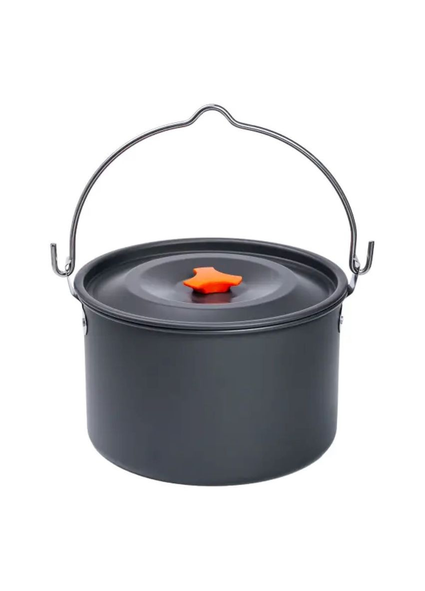 Набор туристической посуды в сумке для похода и кемпинга: кастрюля, сковорода, чайник HP39578C LUGI (335810188)