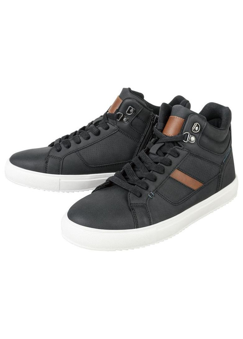 Черные осенние мужские демисезонные ботинки Livergy