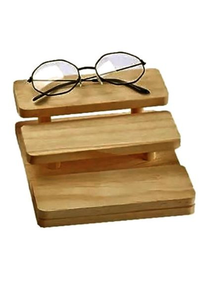 Органайзер для очков из дерева Кведа 3 сиена (ОЧК-302205) No Brand (328078303)