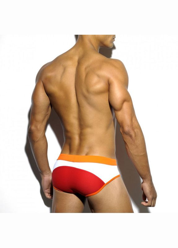 Мужские оранжевые пляжные, спортивные, повседневные, кэжуал мужские плавки брифы малиновый 2652 брифы Sport Line