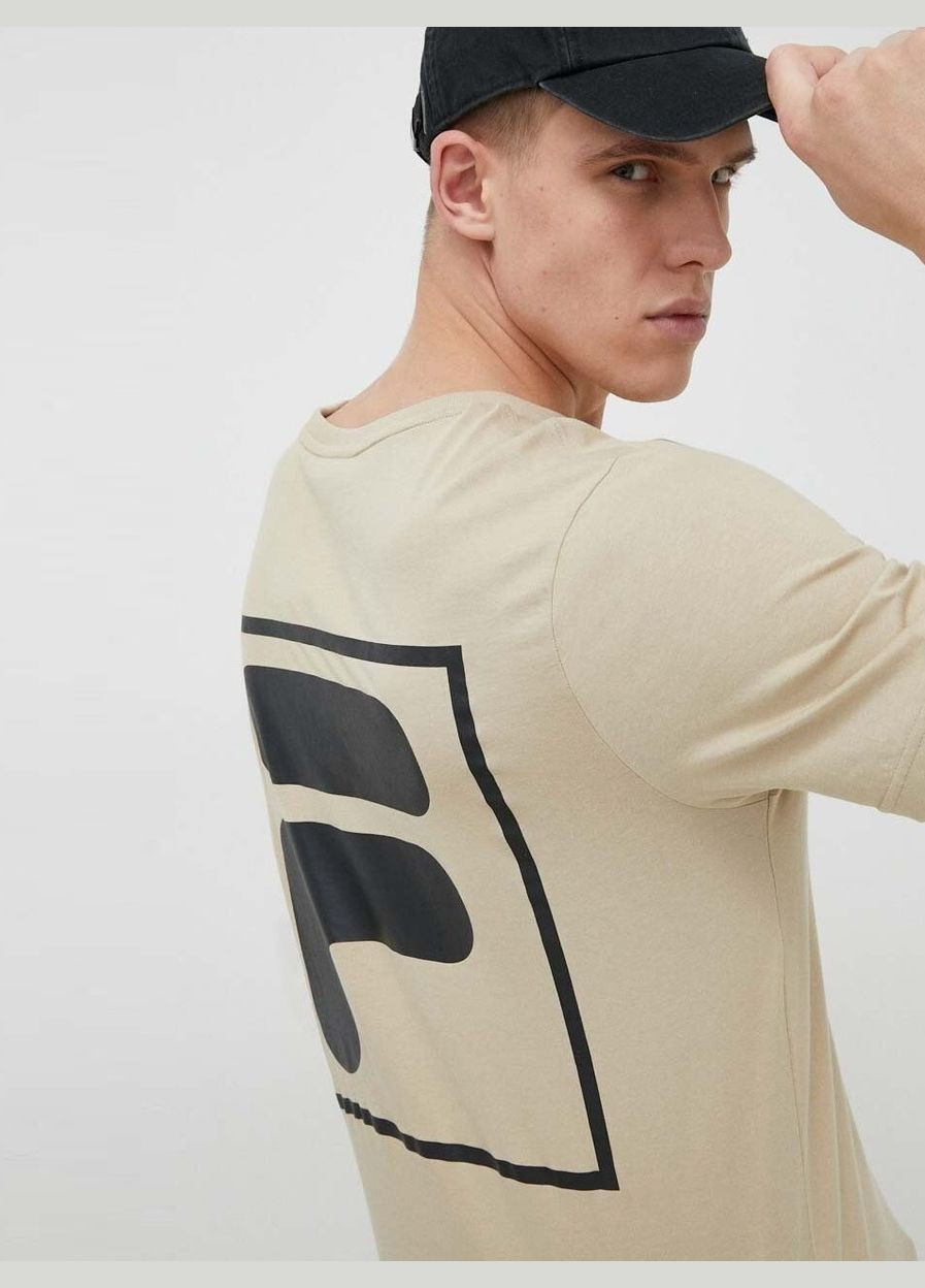 Бежева футболка Fila