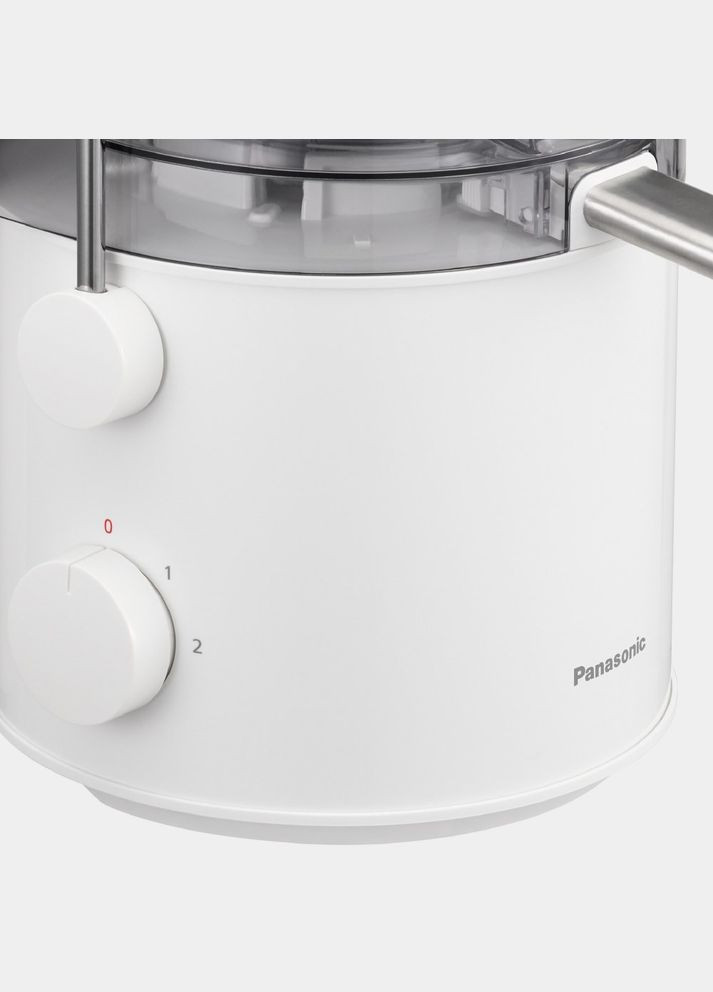 Соковитискач відцентрований 1000Вт, чаша-1.5л, жмих-2л, жолоб на ціле яблуко, пластик/метал, Panasonic (314780818)