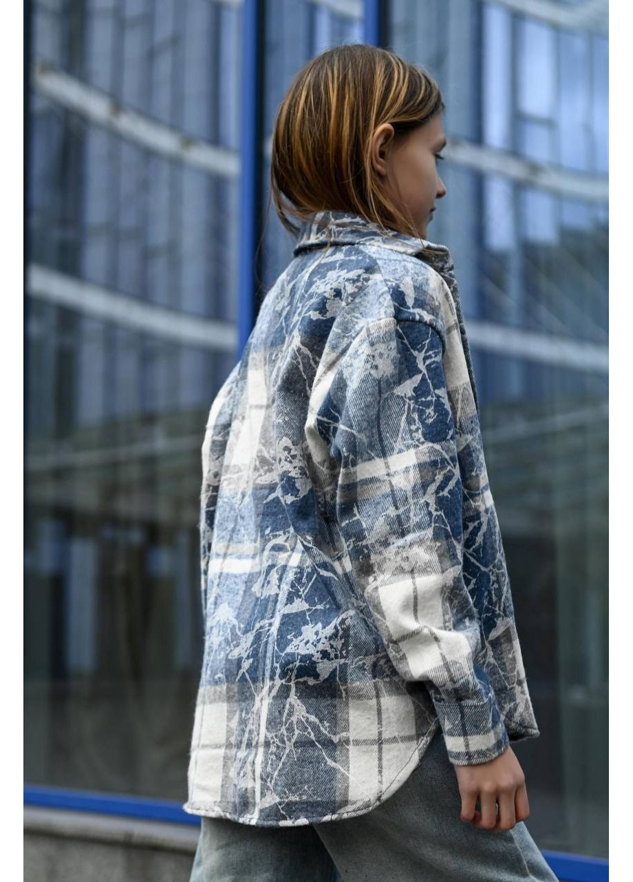 Трендова сорочка оверсайз з кашеміру — ЗАМІРИ В ОПИСІ GD/GL Модний простір (370854002)