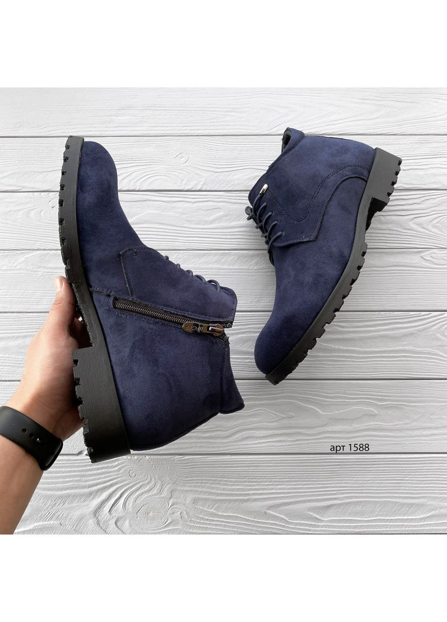 Напівчеревики Ufo Fur Navy No Brand (362090821)