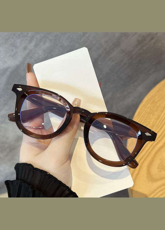 Очки для имиджа с прозрачной линзой оправа (4-141) No Brand (315825390)