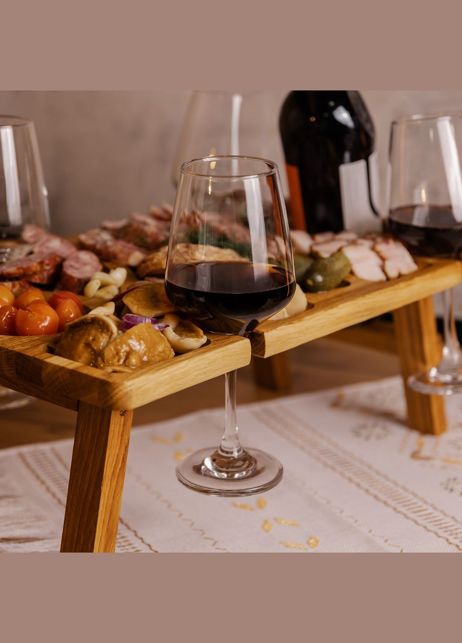 Винный столик-менажница 50*30*18 см, дуб LUGI (322198982)