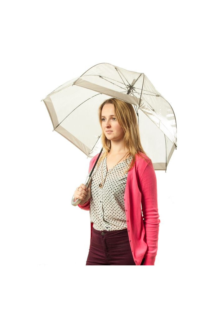 Срібна} парасолька жіноча l041-015599 birdcage-1 silver Fulton (303831270)