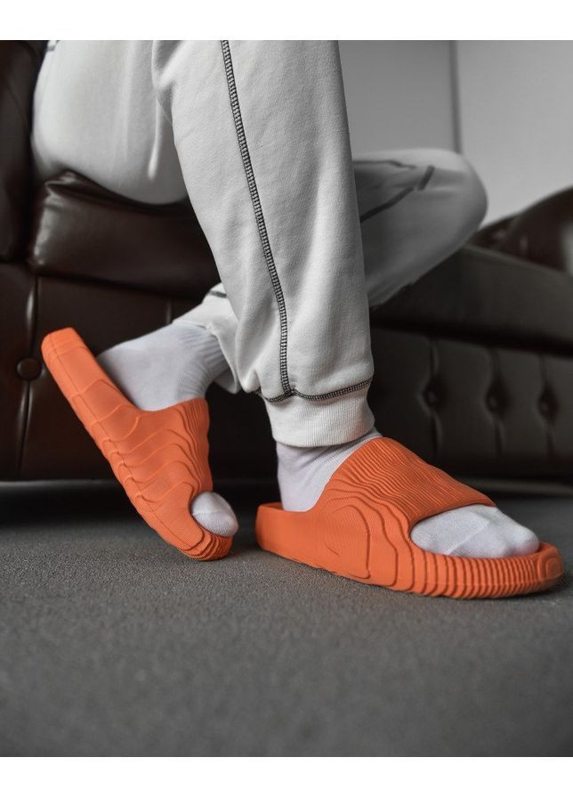 Помаранчеві Літні чоловічі капці slide mountain No Brand