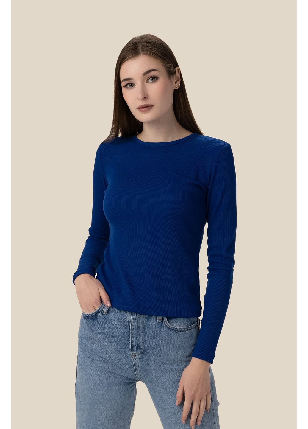 Лонгслів однотонний жіночий WBC02328 shop (2000990204684) LAWA (316013389)