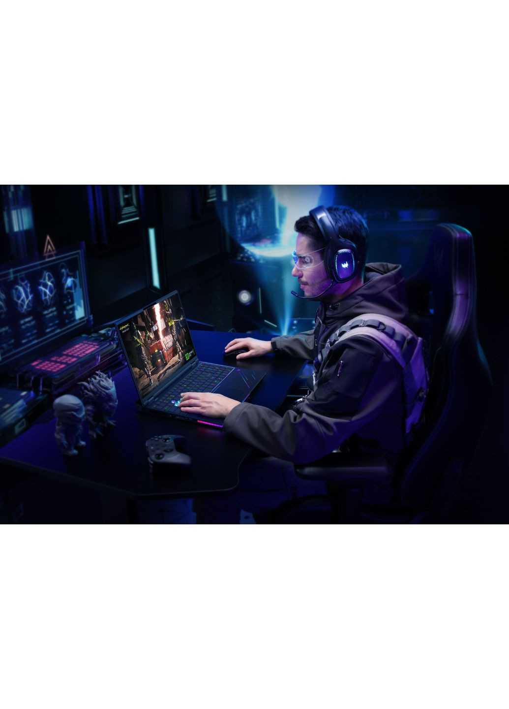 Ноутбук NH.QW0EU.002 Predator Helios 16 PH16-73 16" OLED, Intel U9-275HX, 64GB, F2TB, NVD5090-24, Win11P, Acer (361965229)