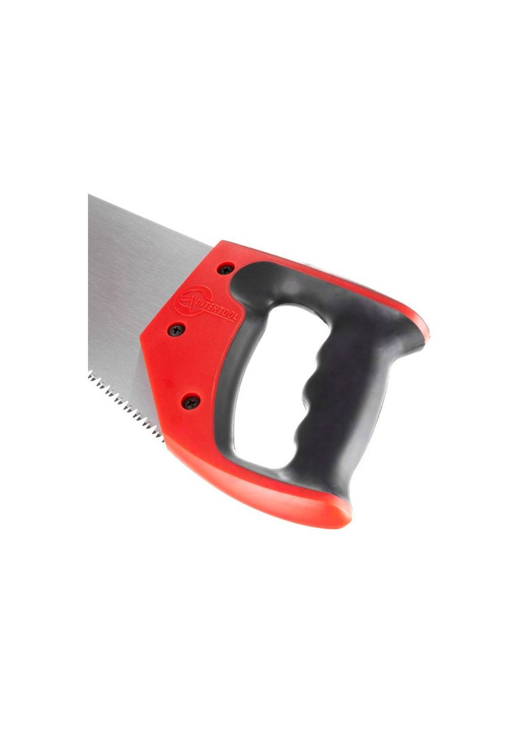 Ножовка для дерева 450 мм тройная заточка из стали 55 HRC для поперечной распиловки Intertool (332202962)