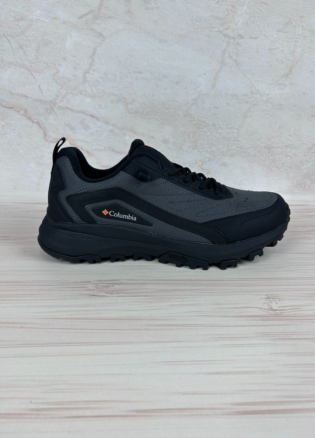 Серые демисезонные кроссовки из текстиля для мужчин No Brand