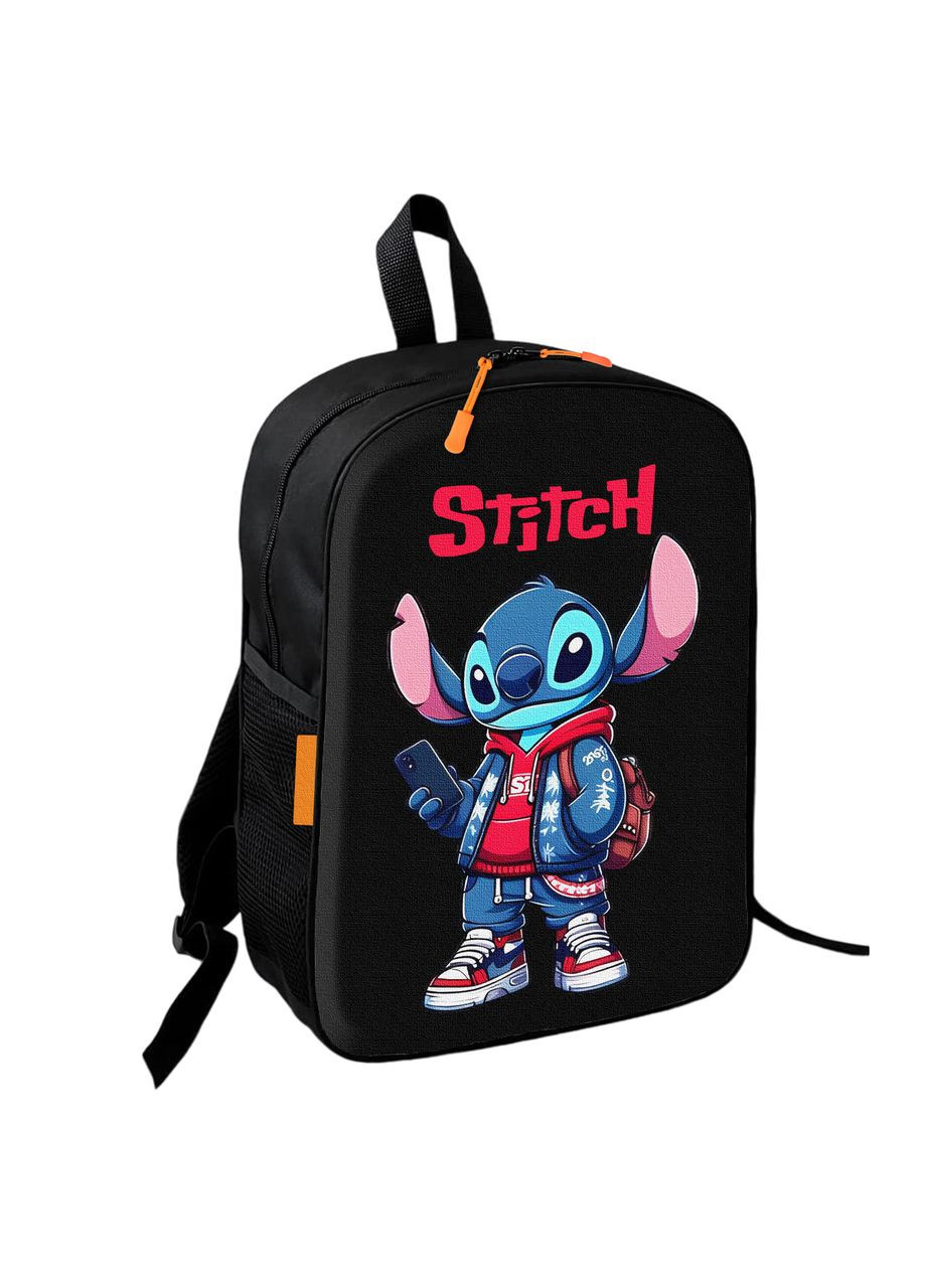 Рюкзак школьный детский с принтом Стич 36х27 см подростковый для мальчика,девочки (4060) No Brand (364968003)