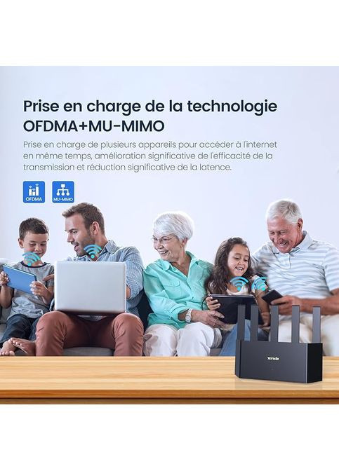 Wi-Fi роутер RX12L Pro Black Tenda (323125687)