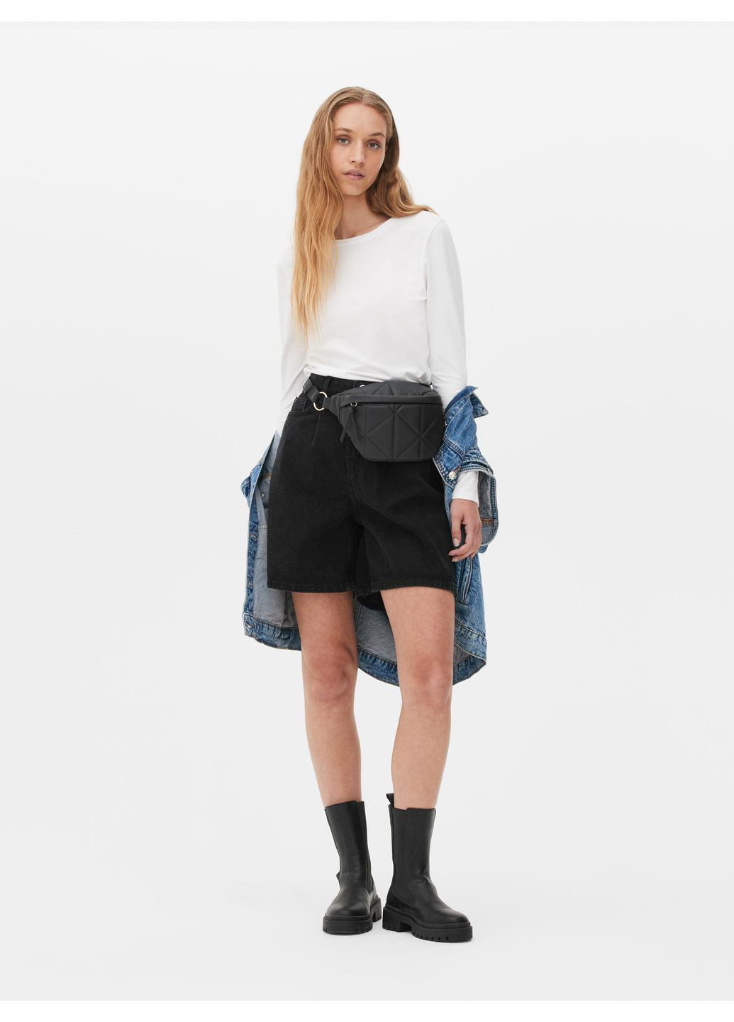 Лонгслів,білий, Primark (364504640)