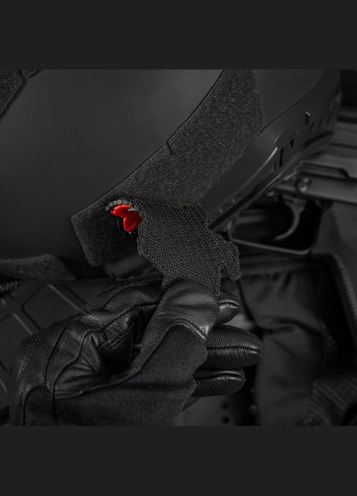 Нашивка Козацька Україна 3D PVC Red/Black M-TAC (315047932)