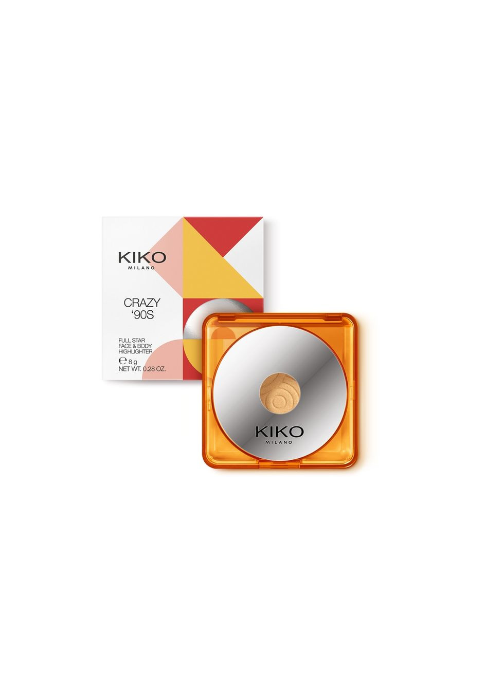 Компактный хайлайтер для лица и тела beige, 8 гр Kiko (278402219)