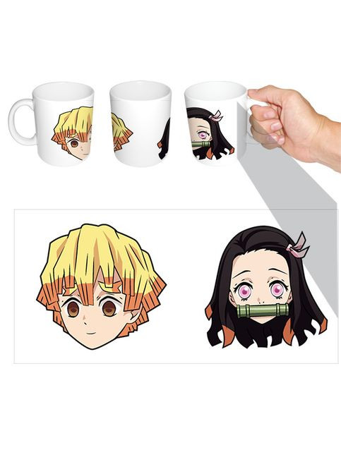 Чашка біла аніме Зеніцу Незуко Клинок розсікаючий демонів (z0956) No Brand (327003233)