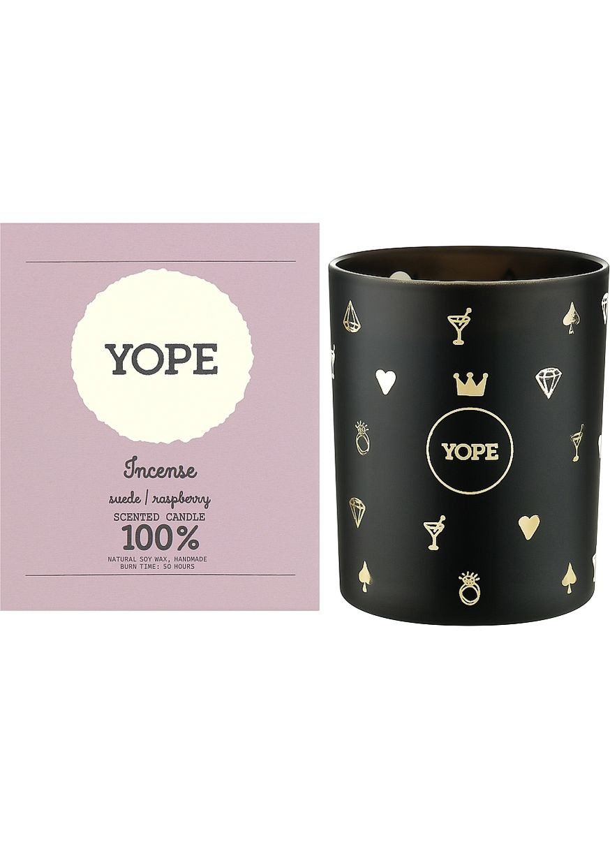 Ароматична свічка на основі соєвого воску Incense Candle 200g (895310-31339493) YOPE (368602754)