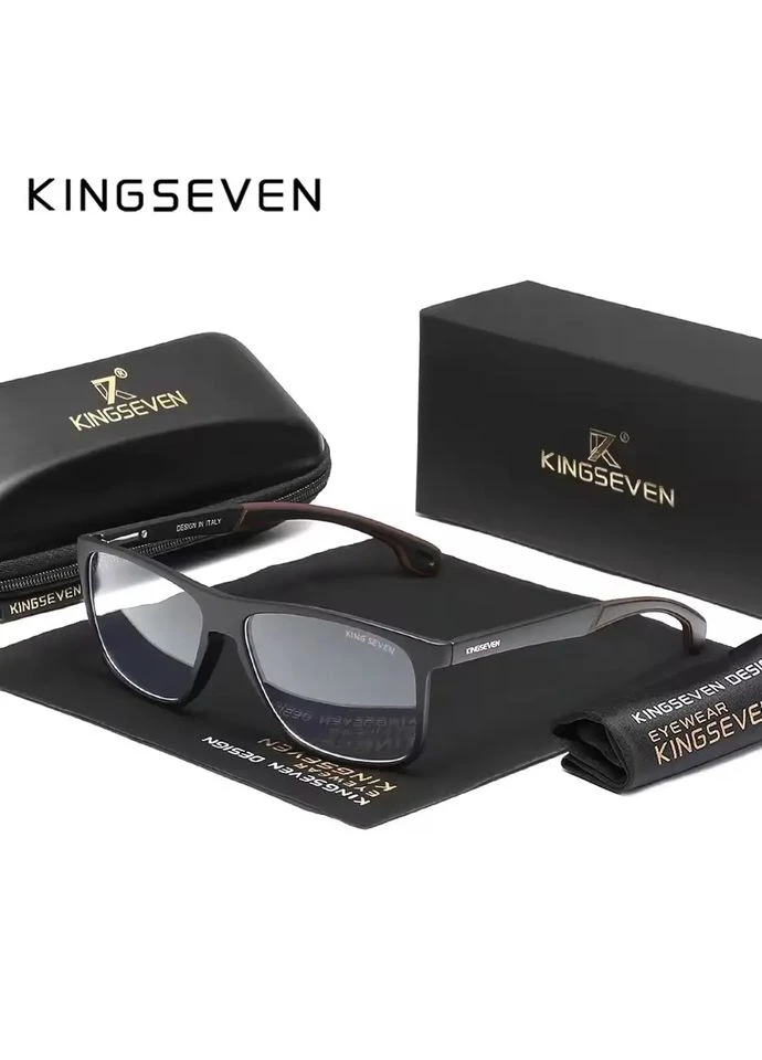 Окуляри комп'ютерні Blue Blocker для чоловіків і жінок 9008 Brown KINGSEVEN (395927198)