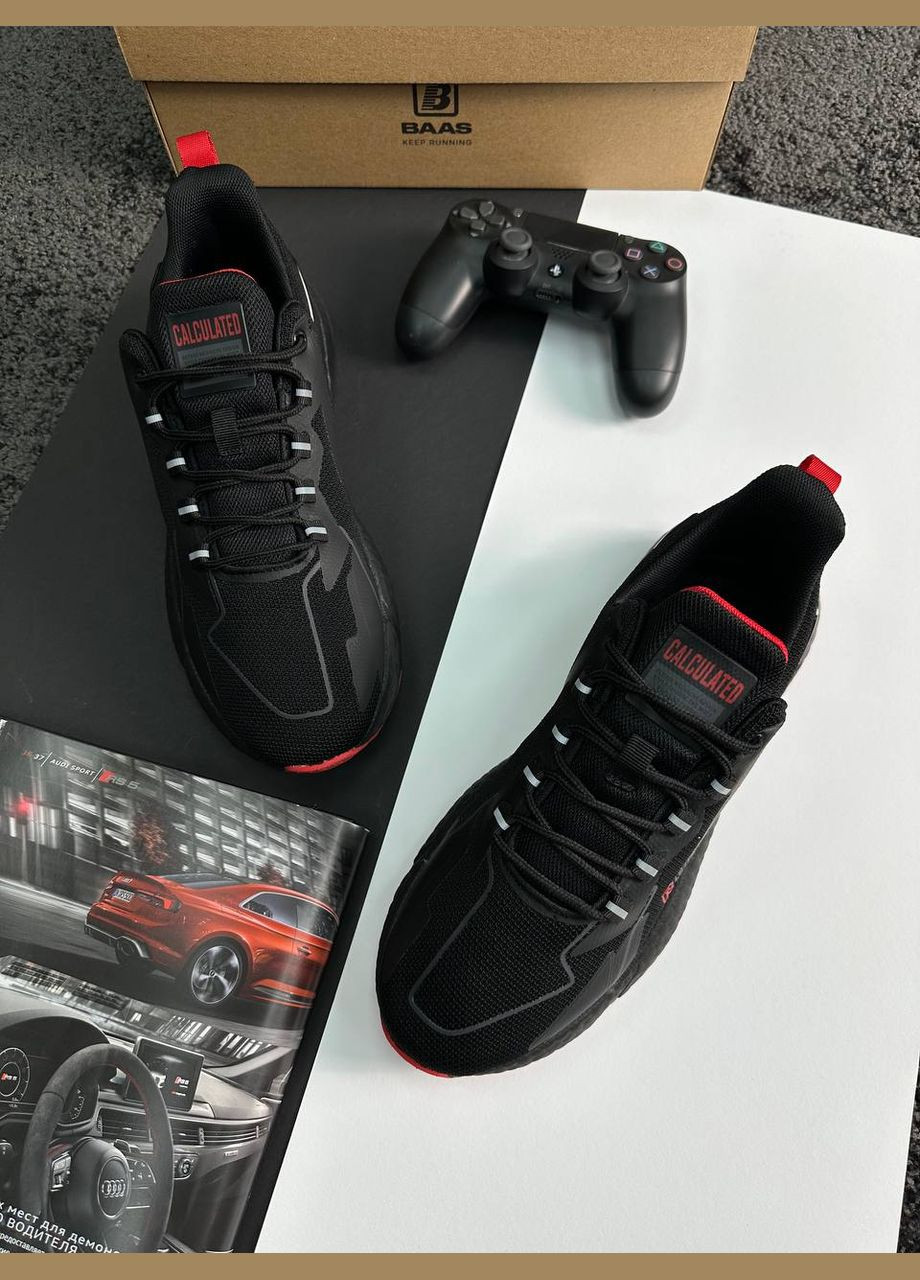 Черные демисезонные кроссовки мужские, водозащищенные, вьетнам Baas Black RS