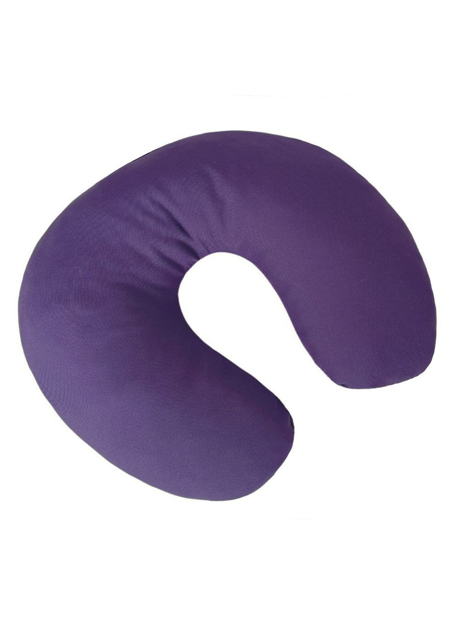 Подушка для подорожей 30х33 см Фіолетова No Brand (324831506)