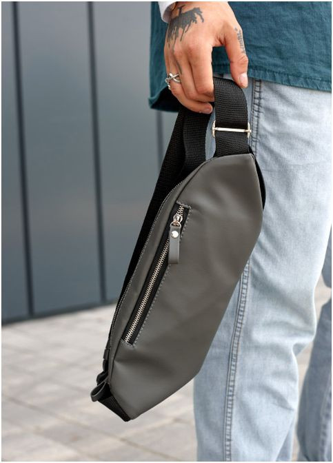 Сумка на пояс бананка Holster MSH черная с перфорацией (R-87113009m-VS) Sambag (302450145)