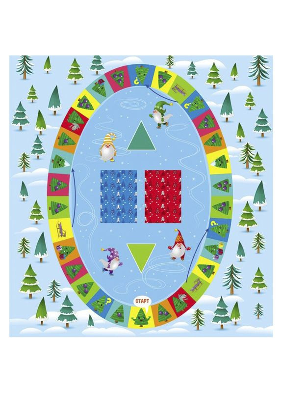 Детский игровой набор "Укрась елку" 21401 с игровым кубиком Ranok Creative (367164975)