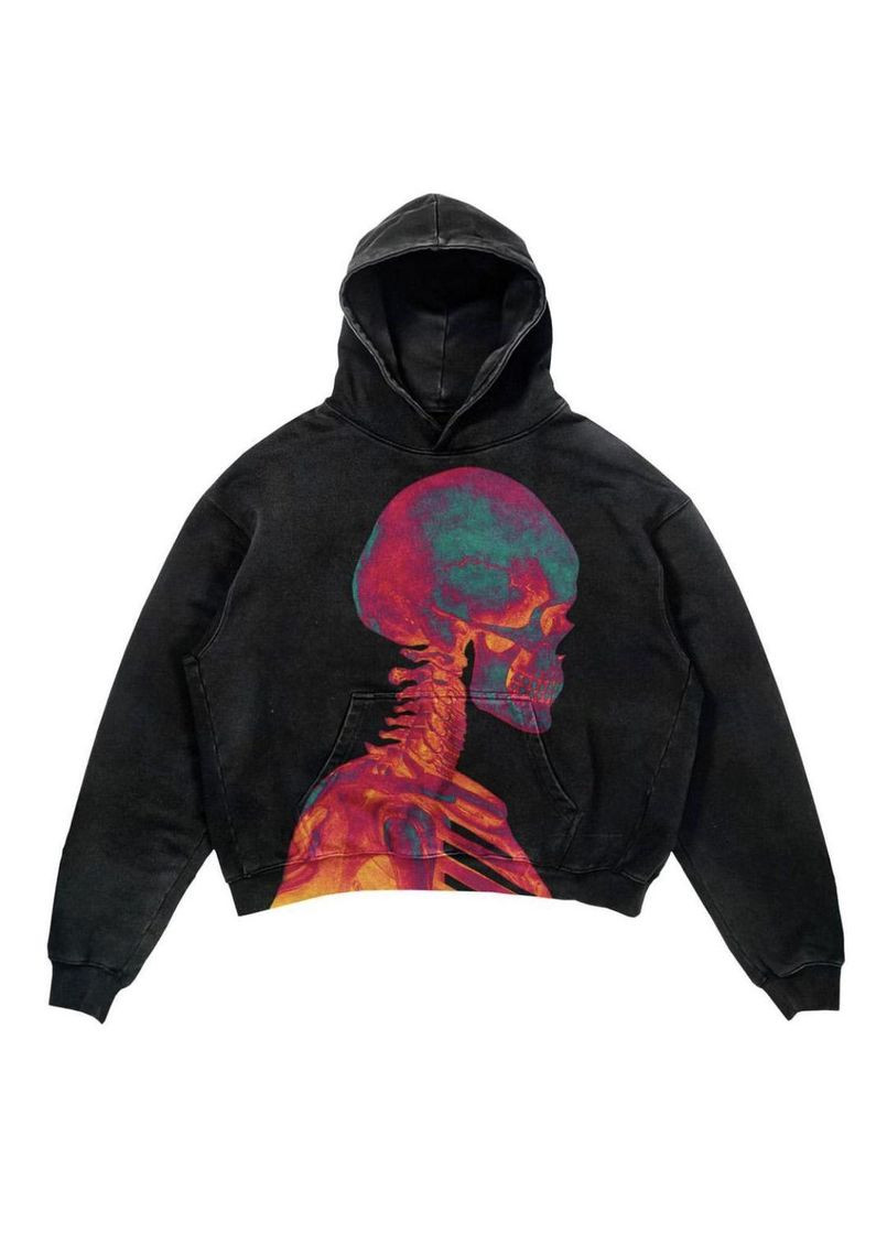 Худые серая женская толстовка 2763102058 размер Thrasher (364915429)