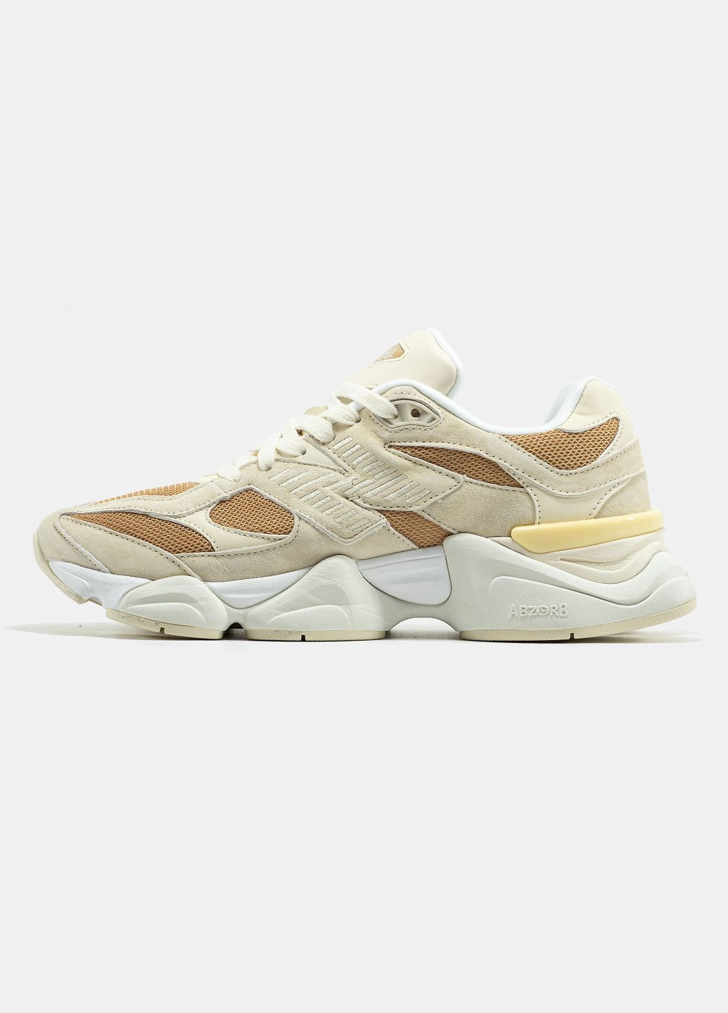 Кроссовки женские New Balance 9060 Beige | Нью Баланс 9060 бежевые No Brand бежевые демисезоны (335012366)
