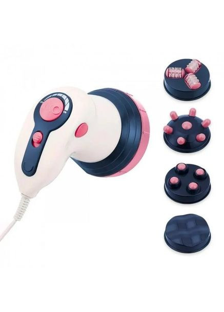 Ручной инфракрасный антицеллюлитный вибромассажер для тела Innovation Sculptura Антицеллюлитный массажер 4 насадки No Brand (333939563)