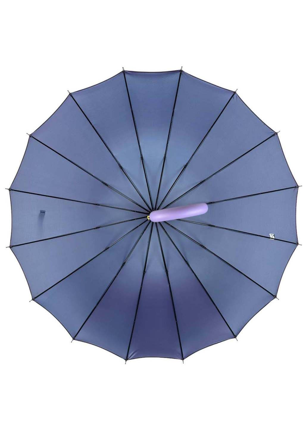 Жіноча парасолька-тростину хамелеон на 16 спиць напівавтомат Toprain (289977434)