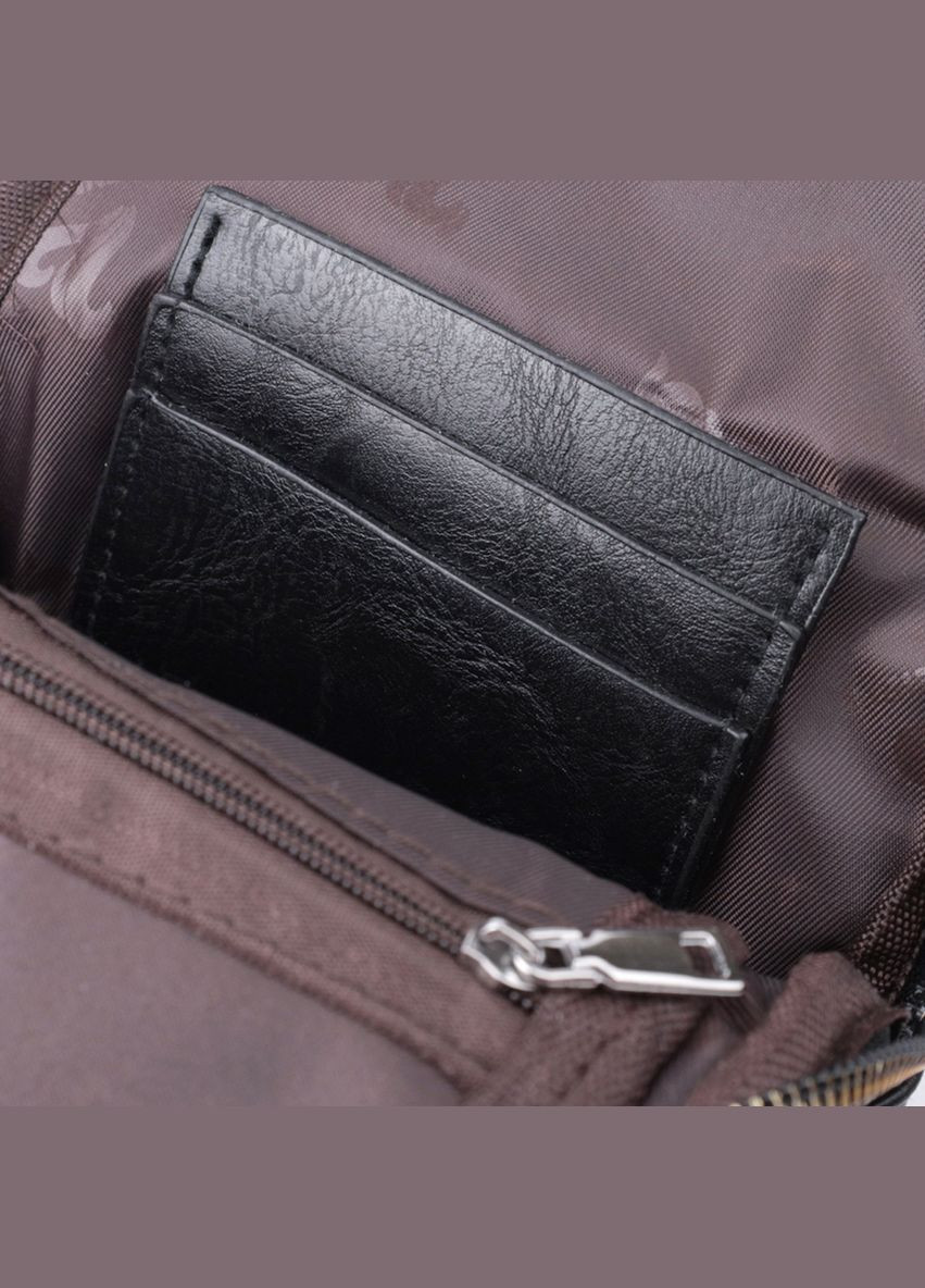 Практична жіноча слінг сумка через плече з екошкіри 22754 Vintage (331906567)